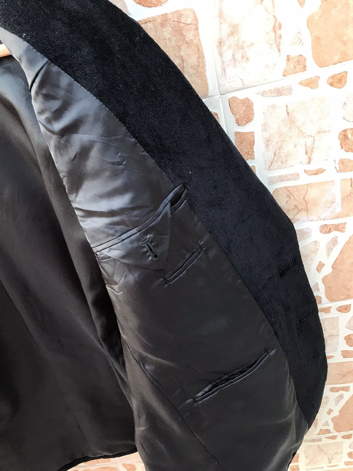 Balenciaga × Designer BALENCIAGA COAT VELVET VERY SIMPLE DESIGN Size 38L - 11 Thumbnail