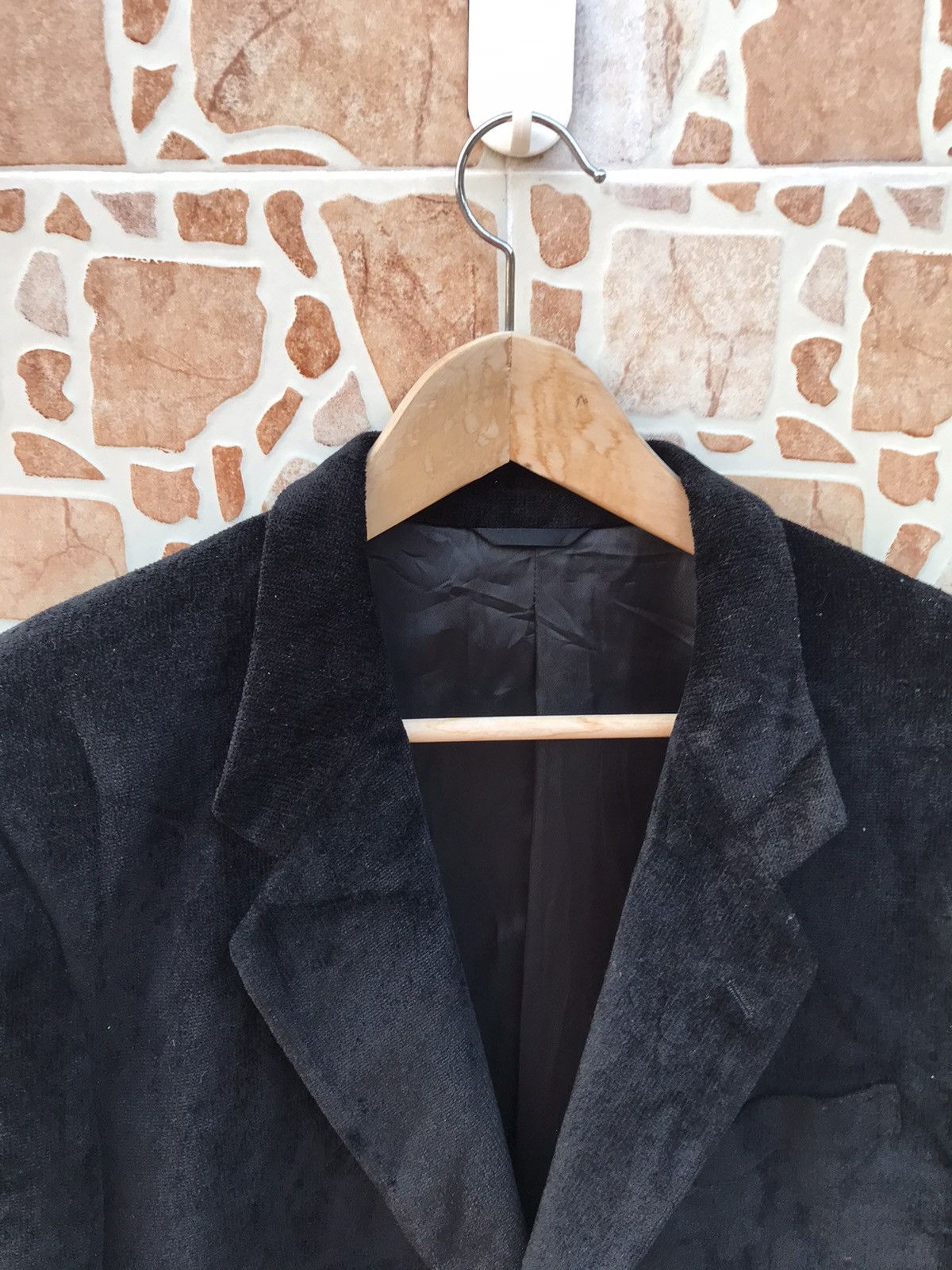 Balenciaga × Designer BALENCIAGA COAT VELVET VERY SIMPLE DESIGN Size 38L - 7 Thumbnail