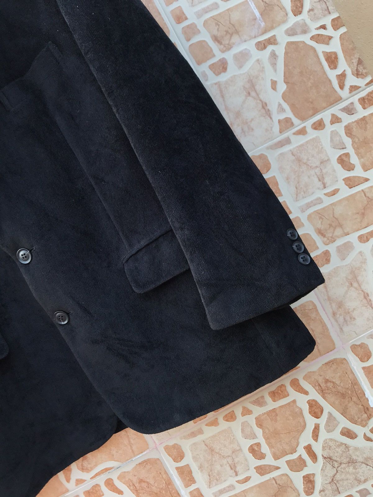 Balenciaga × Designer BALENCIAGA COAT VELVET VERY SIMPLE DESIGN Size 38L - 4 Thumbnail