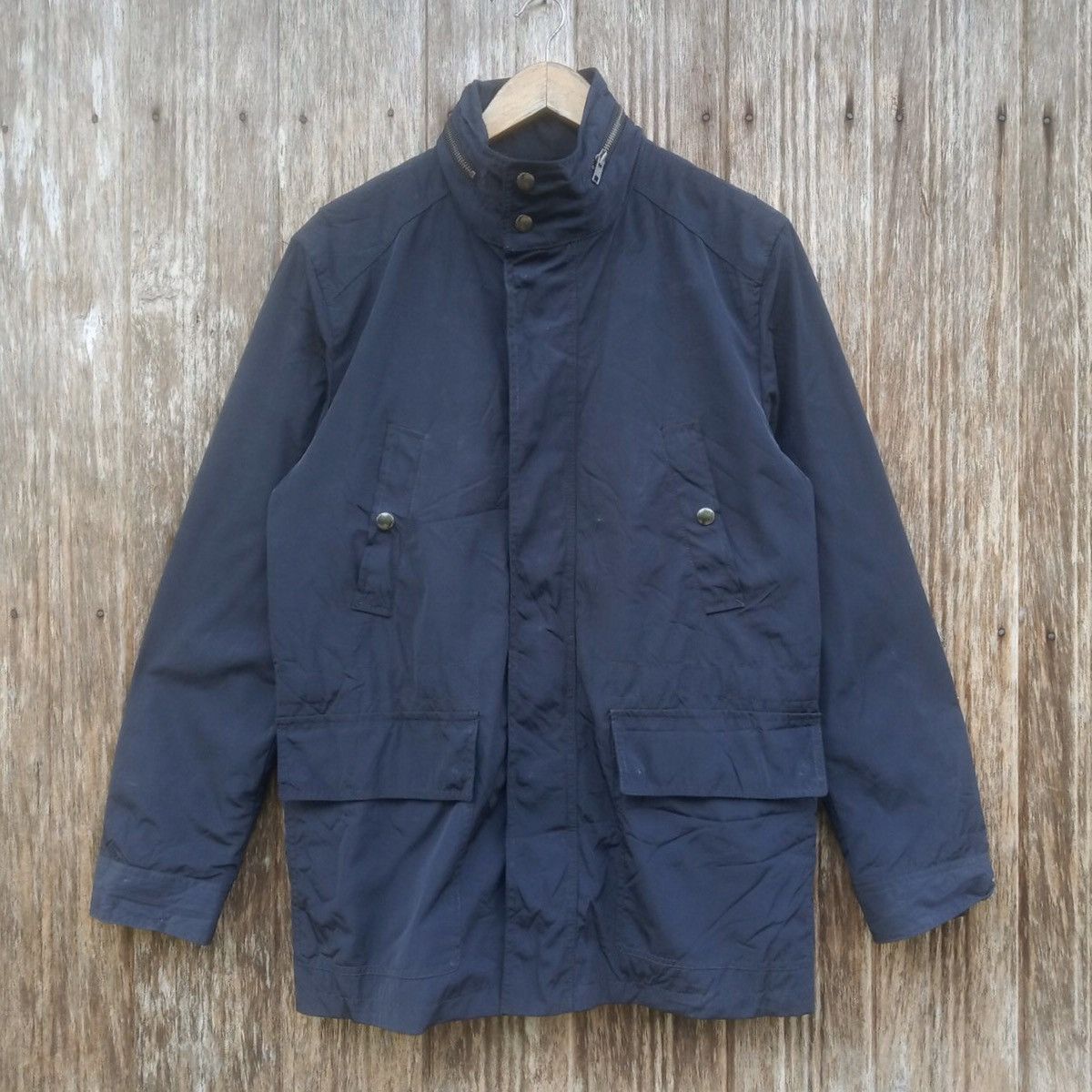 H&M H&M Black Utility Double Pocket Jacket Light Jacket Size US M / EU 48-50 / 2 - 1 Thumbnail