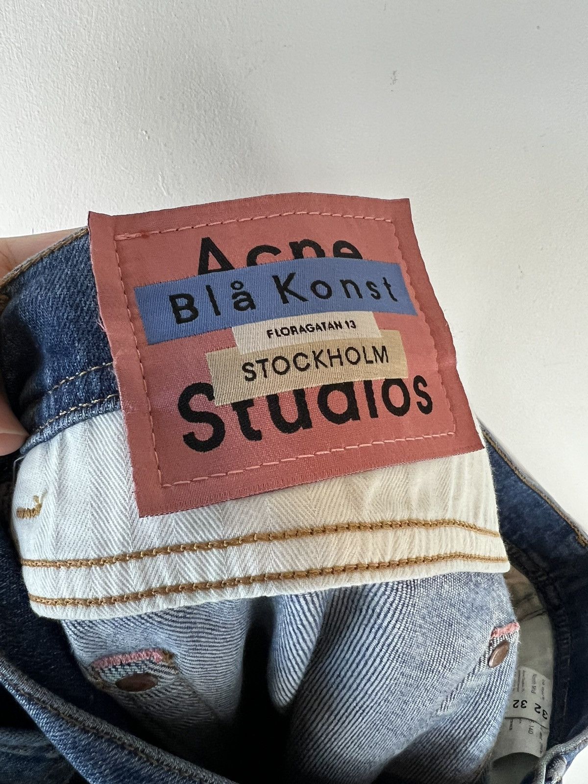 Acne Studios Acne Studios Bla Konst North Mid Blue Size US 32 / EU 48 - 3 Thumbnail