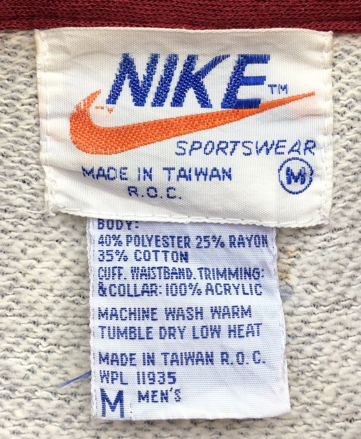 Nike 🔥Vintage 70s/80s Nike Oren Tag Track Jacket Size US M / EU 48-50 / 2 - 9 Thumbnail