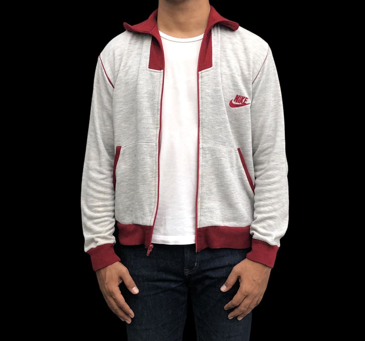 Nike 🔥Vintage 70s/80s Nike Oren Tag Track Jacket Size US M / EU 48-50 / 2 - 2 Thumbnail
