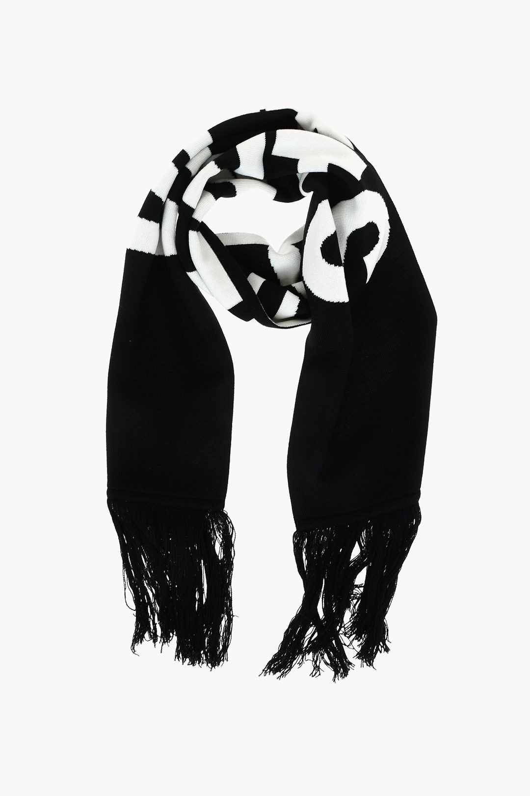 Vetements Scarf in Black & White Size ONE SIZE - 1 Thumbnail