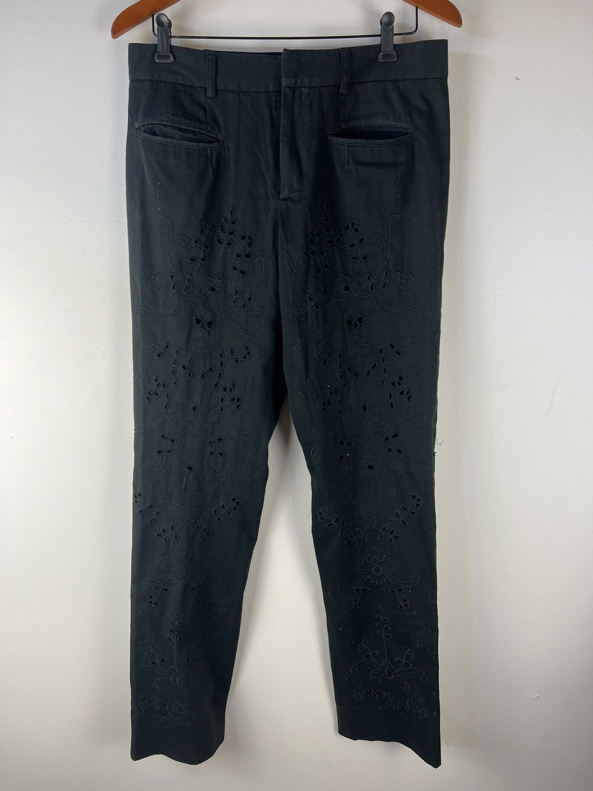 Dolce & Gabbana Dolce gabanna lace floral pants Size US 32 / EU 48 - 1 Thumbnail