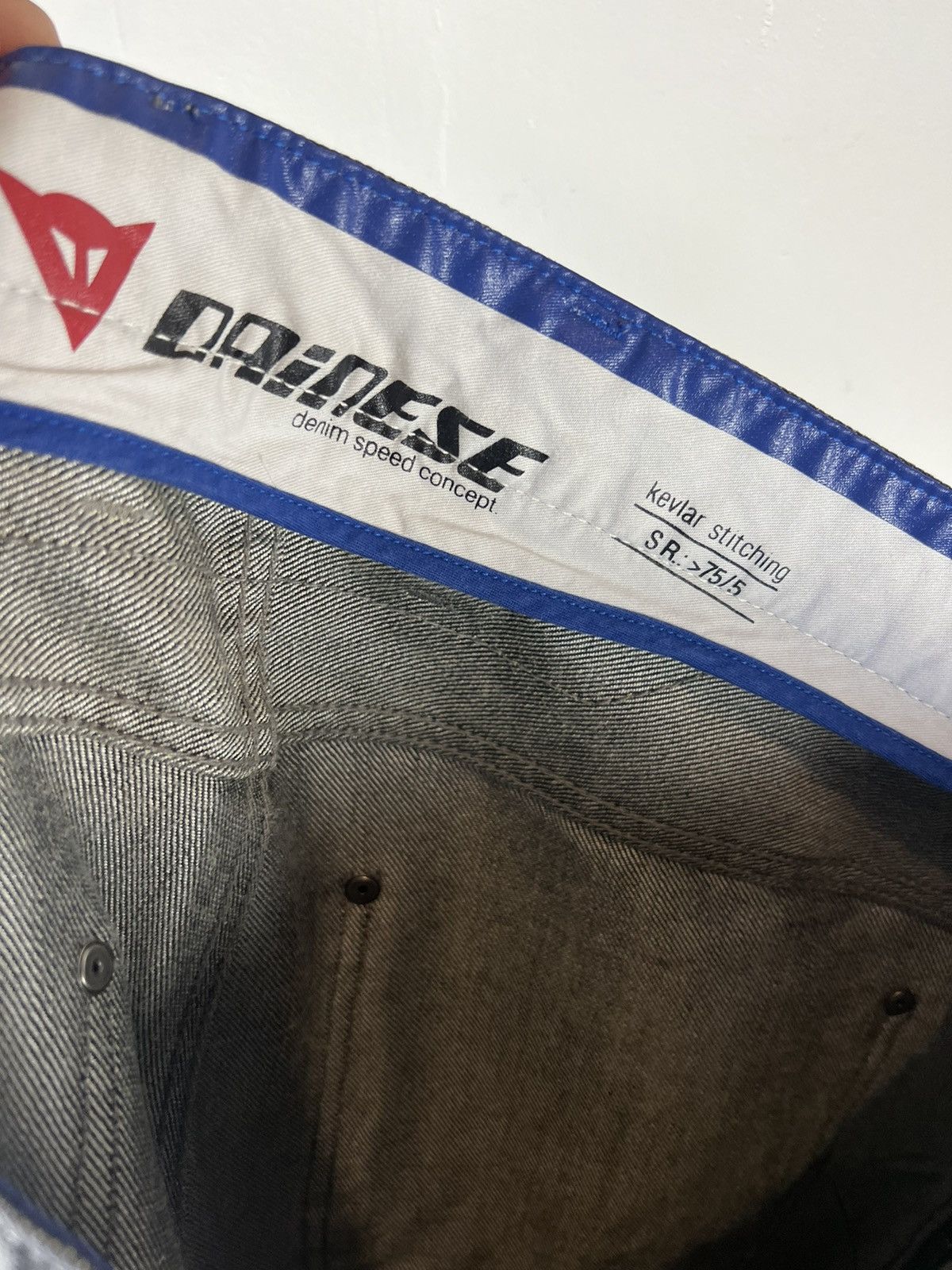 Dainese × Vintage Dainese denim speed concept kevlar stitching jeans Size US 32 / EU 48 - 9 Thumbnail