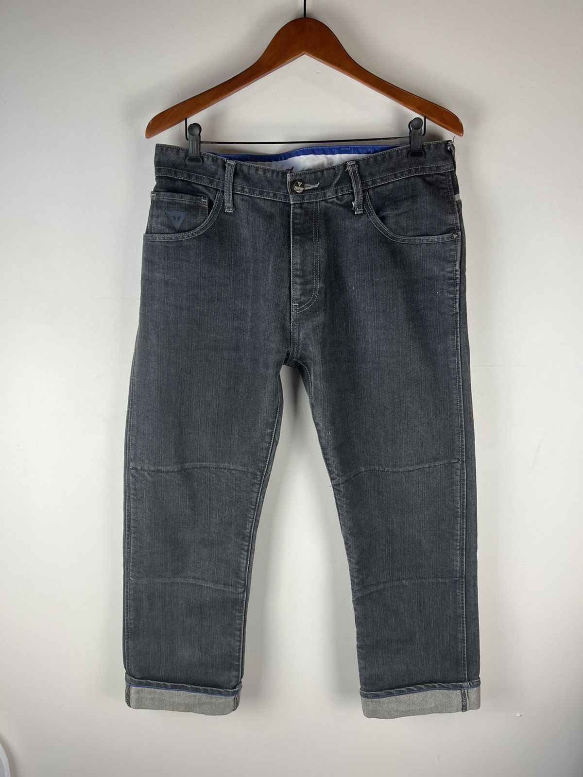 Dainese × Vintage Dainese denim speed concept kevlar stitching jeans Size US 32 / EU 48 - 2 Thumbnail