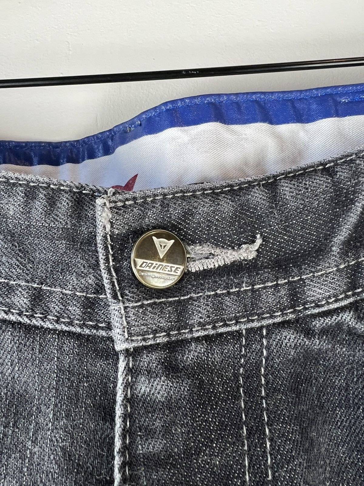 Dainese × Vintage Dainese denim speed concept kevlar stitching jeans Size US 32 / EU 48 - 4 Thumbnail