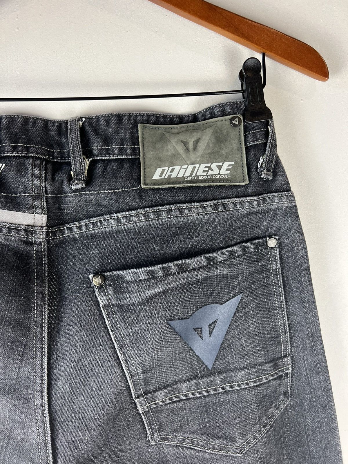 Dainese × Vintage Dainese denim speed concept kevlar stitching jeans Size US 32 / EU 48 - 6 Thumbnail