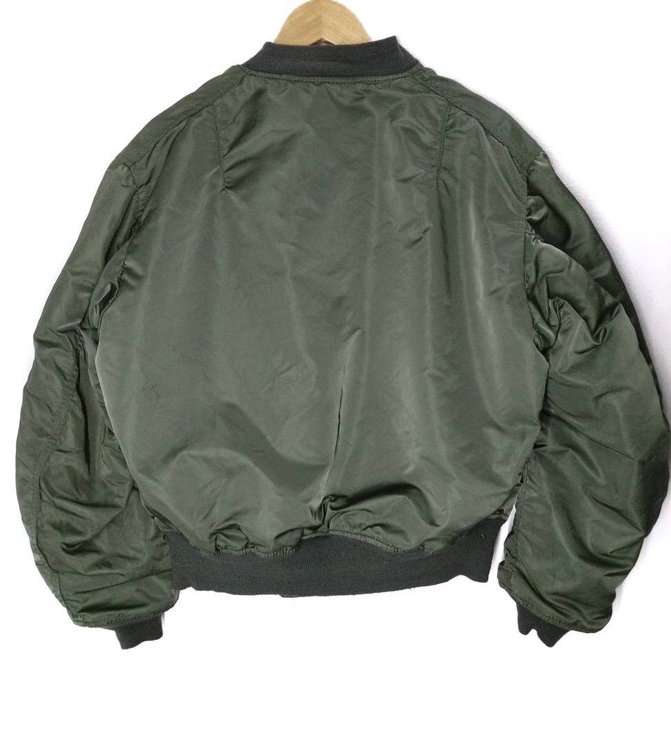 Vintage Usaf Ma-1 Reversible Bomber Jacket Size US L / EU 52-54 / 3 - 3 Thumbnail