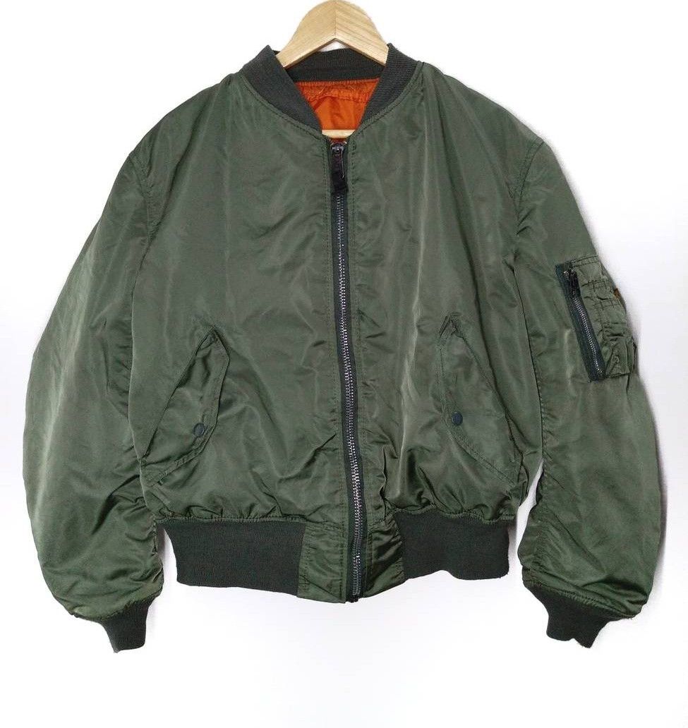 Hope × Vintage 🇺🇸 Vintage 80's MA-1 USAF Military Bomber Jacket