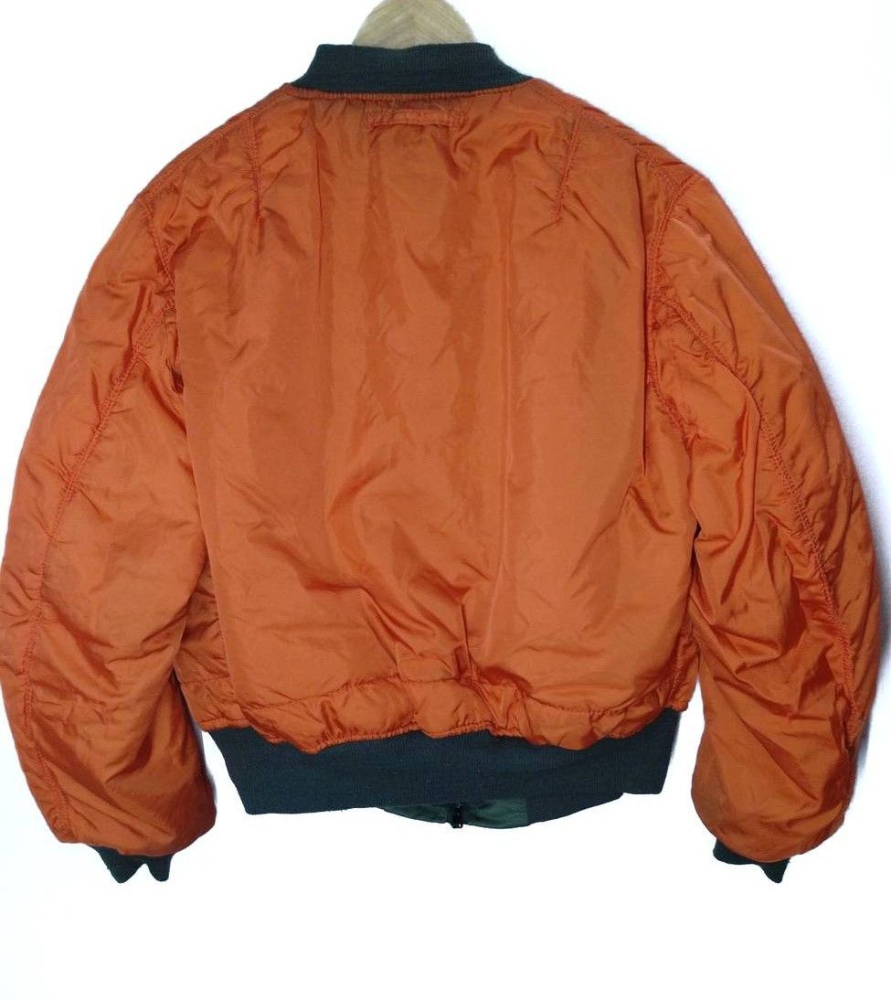 Vintage Usaf Ma-1 Reversible Bomber Jacket Size US L / EU 52-54 / 3 - 5 Thumbnail