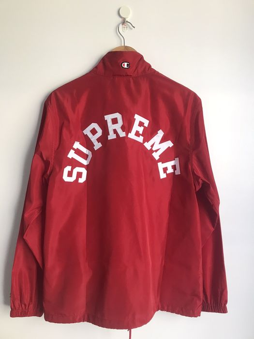 Supreme Supreme X Champion half zip pullover jacket | Grailed