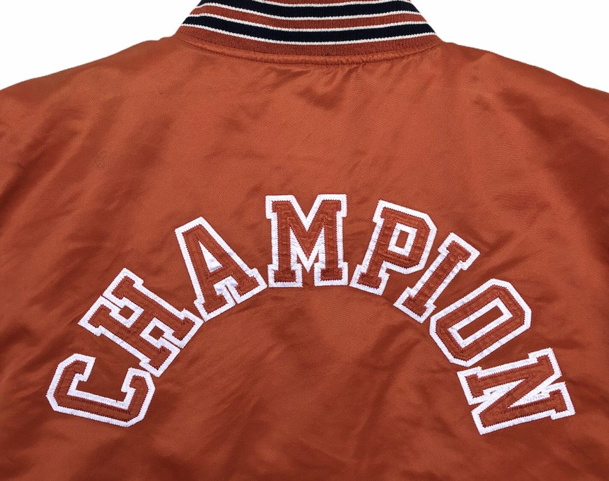 Champion Vintage Champion Big Logo Nylon Varsity Bomber Jacket Size US XL / EU 56 / 4 - 11 Thumbnail