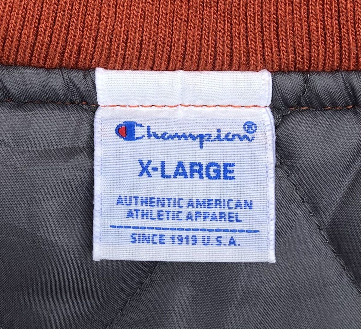 Champion Vintage Champion Big Logo Nylon Varsity Bomber Jacket Size US XL / EU 56 / 4 - 16 Thumbnail