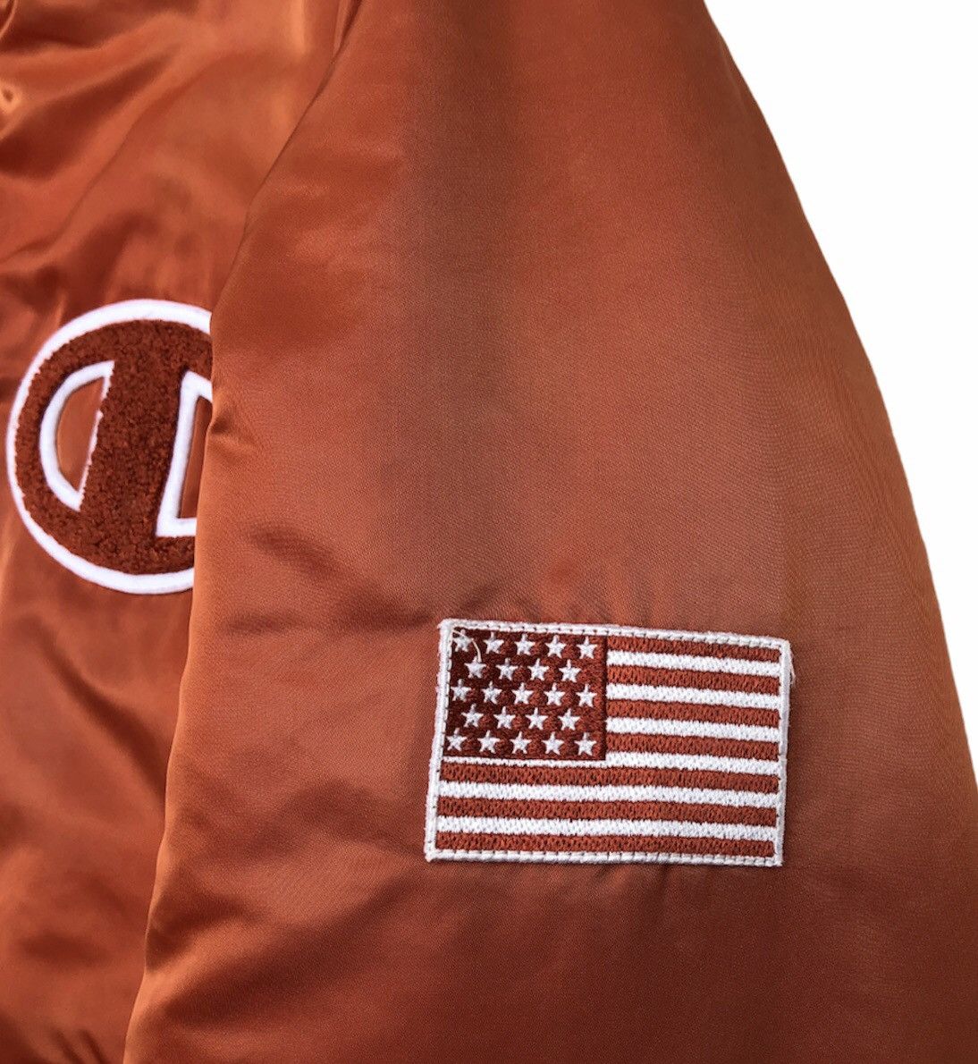 Champion Vintage Champion Big Logo Nylon Varsity Bomber Jacket Size US XL / EU 56 / 4 - 13 Thumbnail