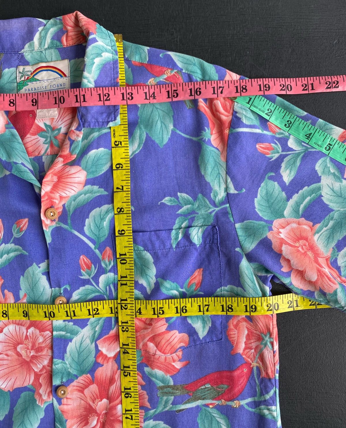 Other 💥Rare Vintage Hawaii Shirt Button Up Floral Motive Size US S / EU 44-46 / 1 - 13 Thumbnail
