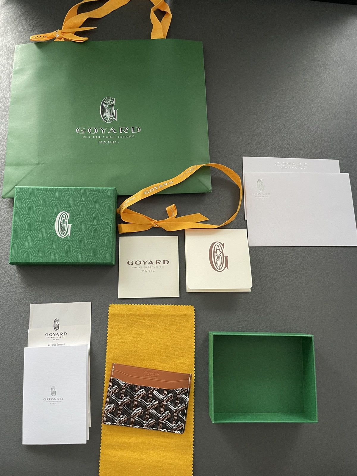 Goyard Rare Brand NEW St Sulpice Classic Iconic Cardholder Wallet Size ONE SIZE - 8 Thumbnail