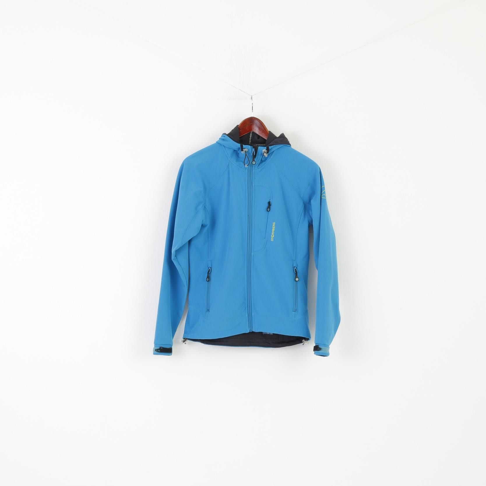 Vintage Stormberg Women S Jacket Blue Softshell 0134 Size S / US 4 / IT 40 - 1 Thumbnail