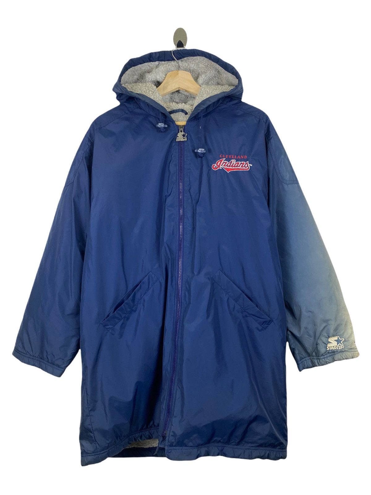 MLB × Vintage VINTAGE 1996 CLEVELAND INDIANS MLB WINDBREAKER Size US XL / EU 56 / 4 - 2 Thumbnail