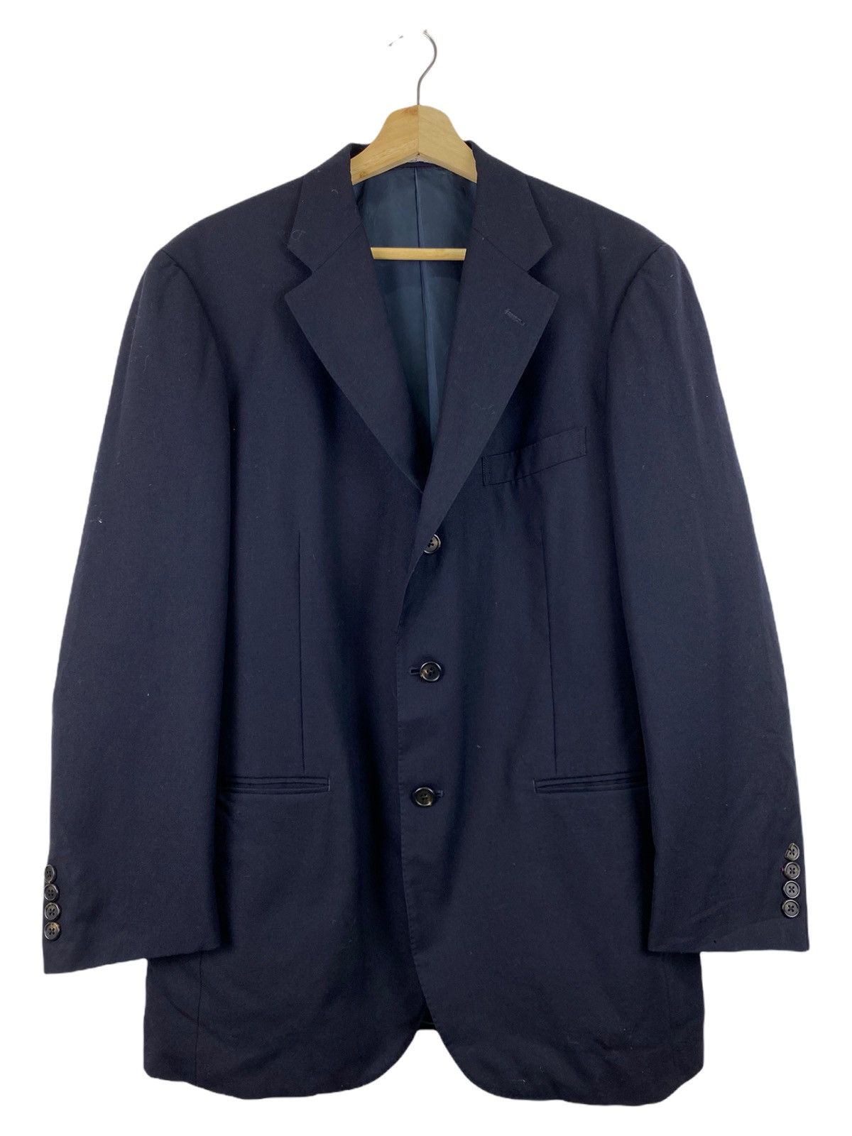 Polo Ralph Lauren × Vintage Vintage Polo Ralph Lauren Dark Blue Blazer Size US M / EU 48-50 / 2 - 1 Thumbnail