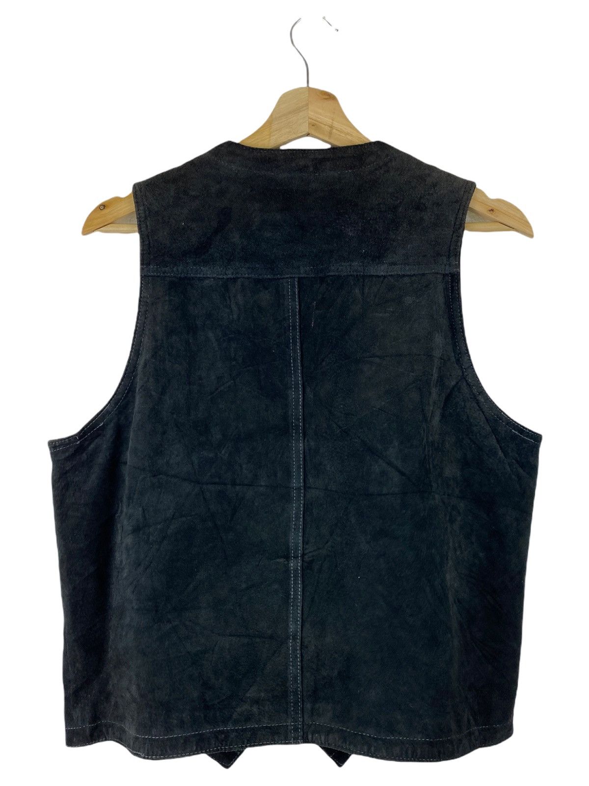 Bugle Boy × Leather × Vintage Vintage Bugle Boy USA Leather Vest Size US S / EU 44-46 / 1 - 2 Thumbnail
