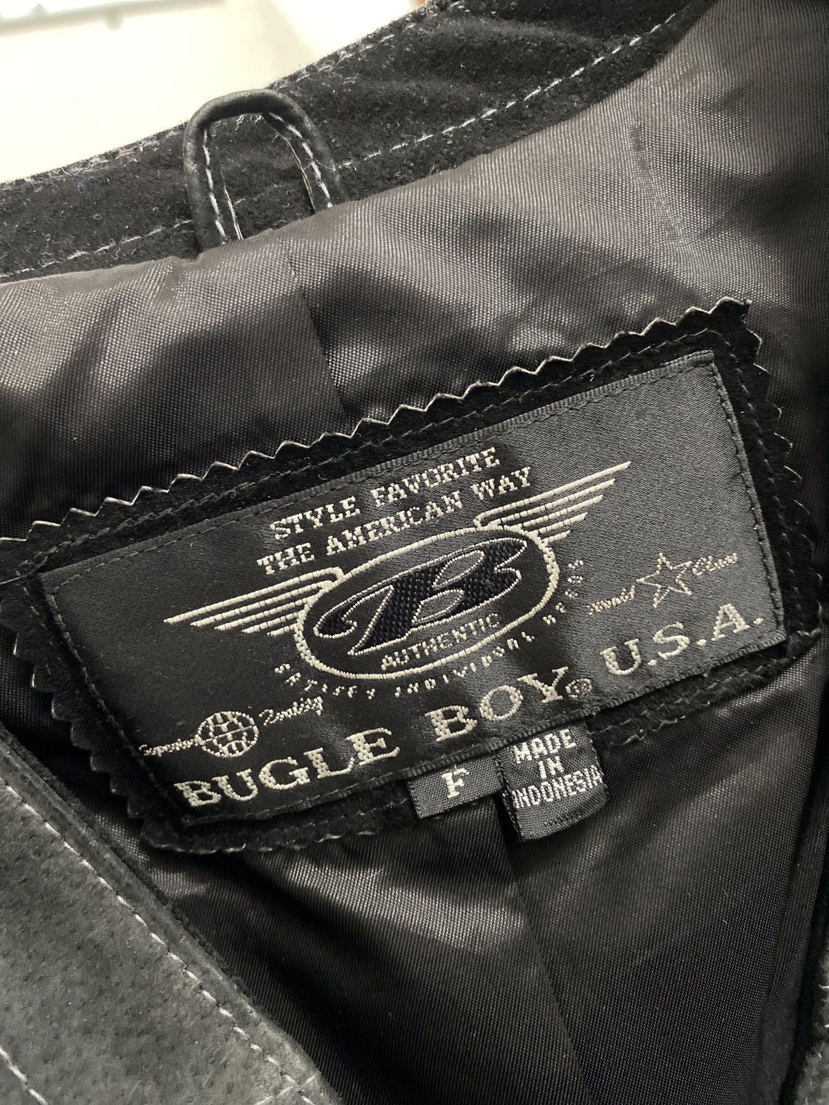 Bugle Boy × Leather × Vintage Vintage Bugle Boy USA Leather Vest Size US S / EU 44-46 / 1 - 4 Thumbnail