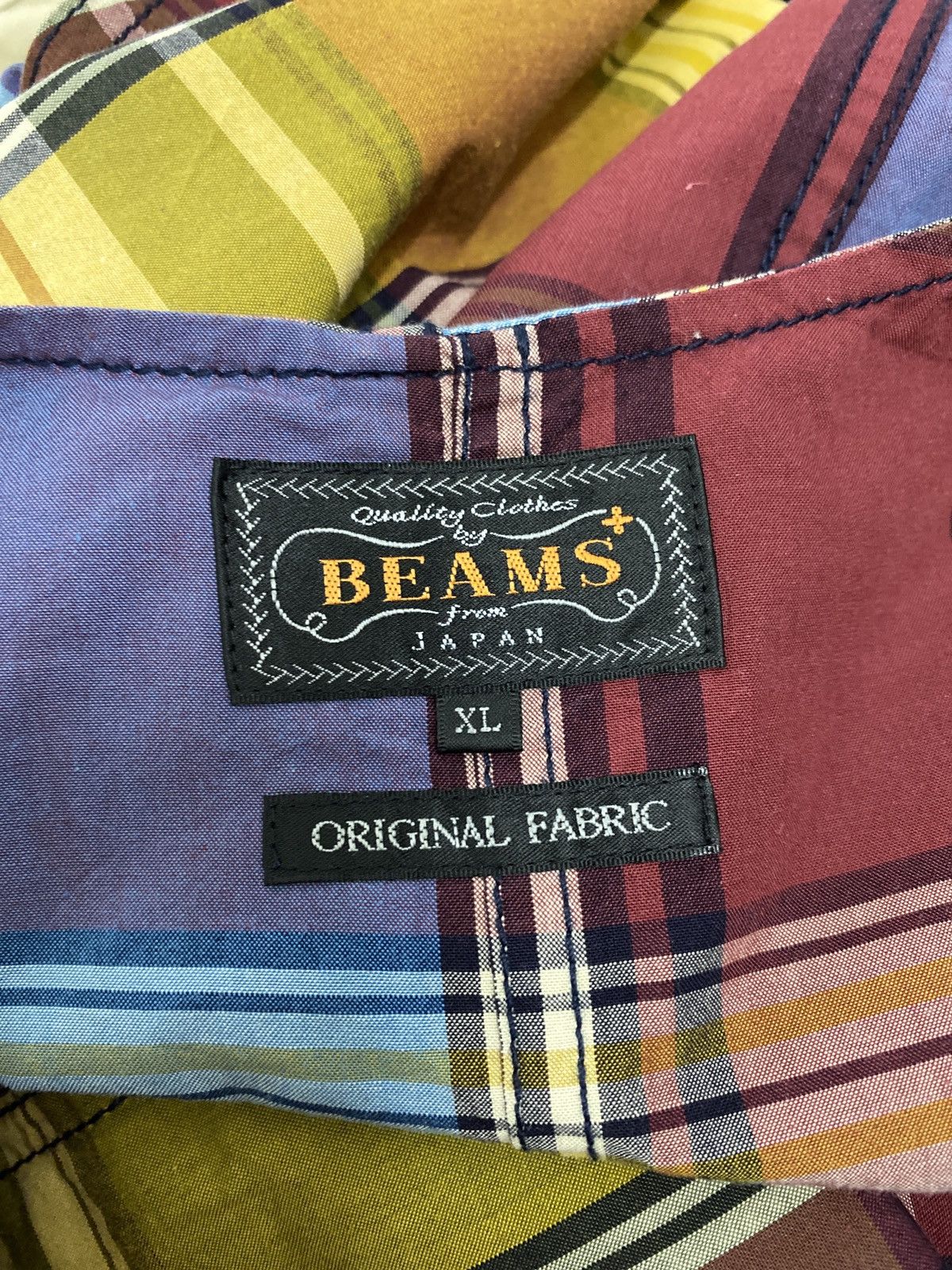 Beams Plus × Japanese Brand Beams Japan Men’s Tartan Cotton Vest Size US XL / EU 56 / 4 - 7 Thumbnail