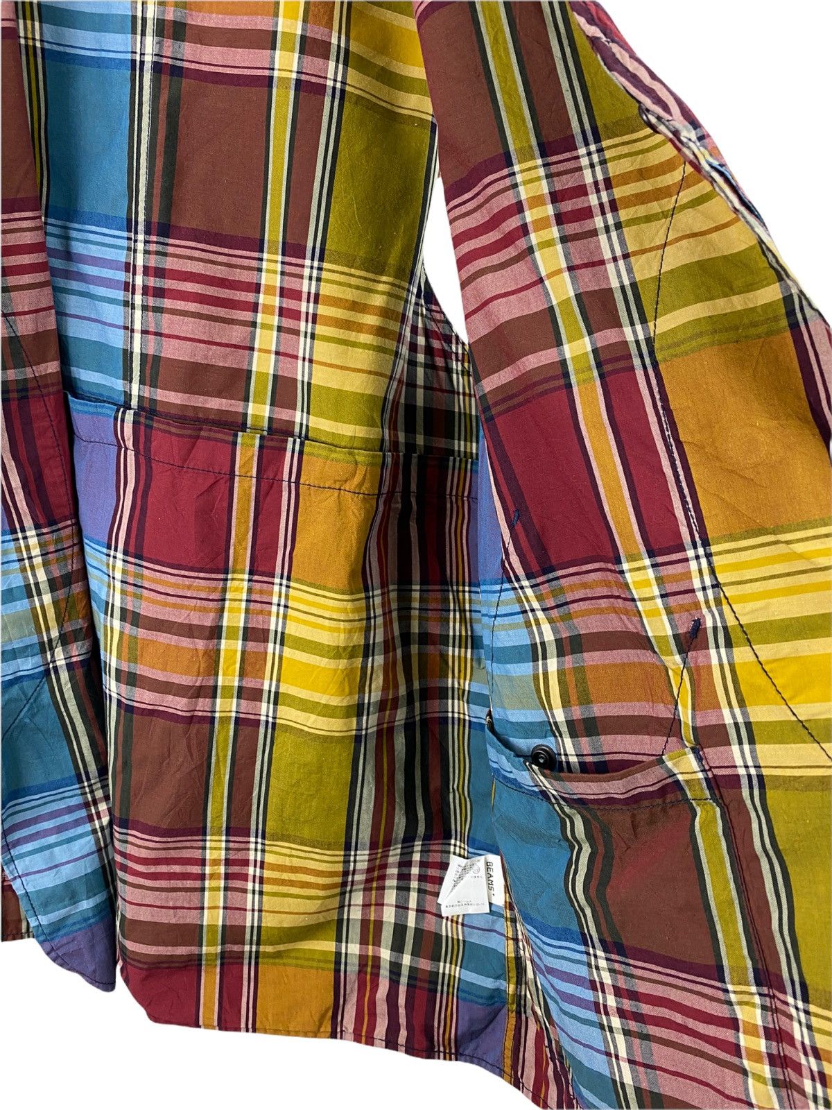 Beams Plus × Japanese Brand Beams Japan Men’s Tartan Cotton Vest Size US XL / EU 56 / 4 - 4 Thumbnail