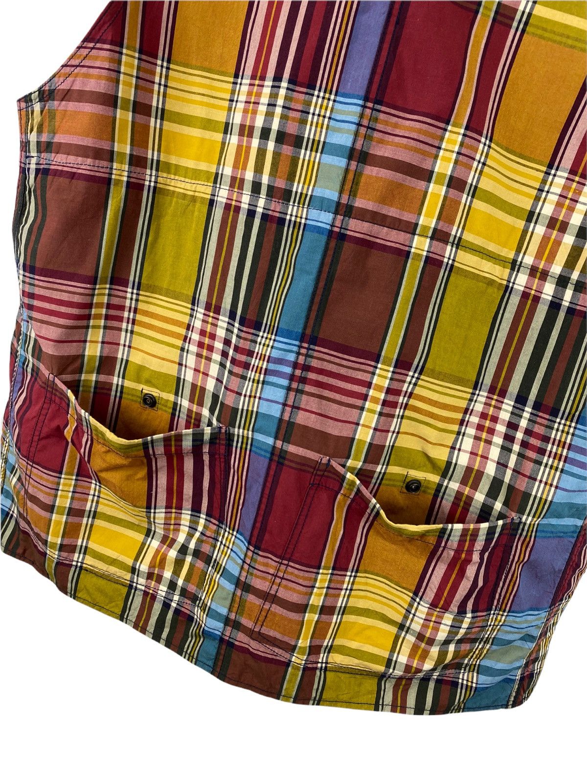Beams Plus × Japanese Brand Beams Japan Men’s Tartan Cotton Vest Size US XL / EU 56 / 4 - 6 Thumbnail