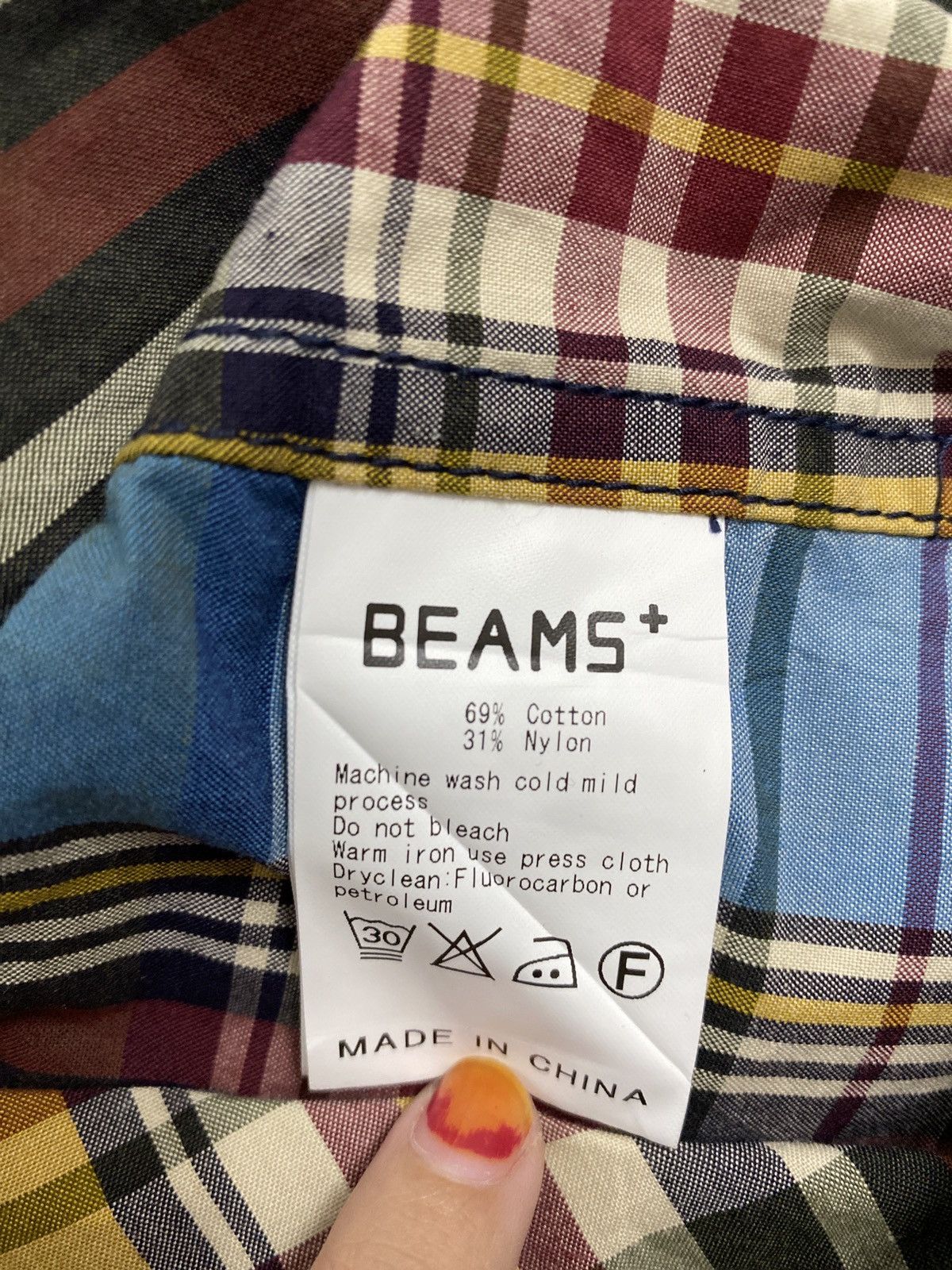 Beams Plus × Japanese Brand Beams Japan Men’s Tartan Cotton Vest Size US XL / EU 56 / 4 - 8 Thumbnail