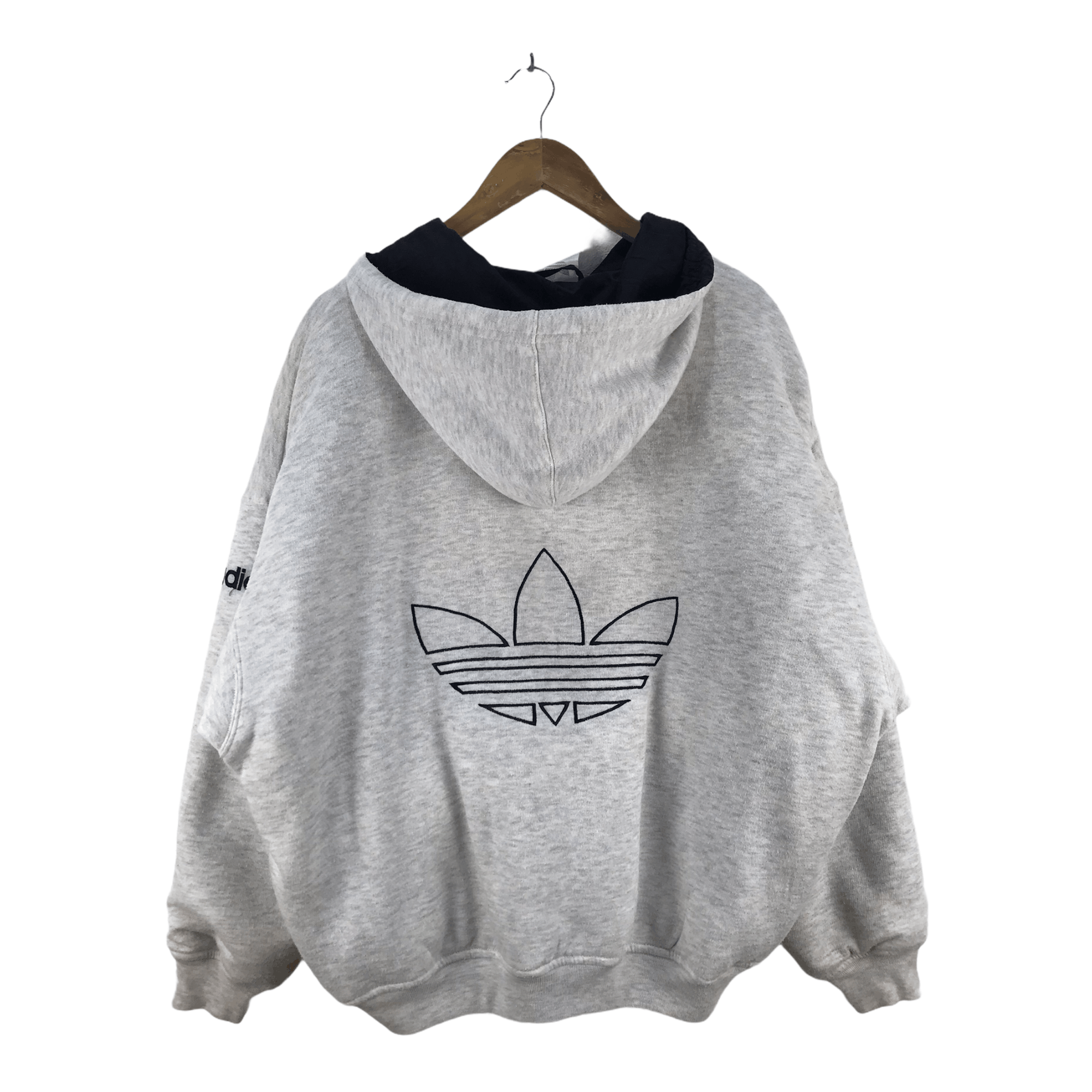Adidas Vintage Adidas Logo Spellout Hoodies Jacket Size US M / EU 48-50 / 2 - 1 Thumbnail
