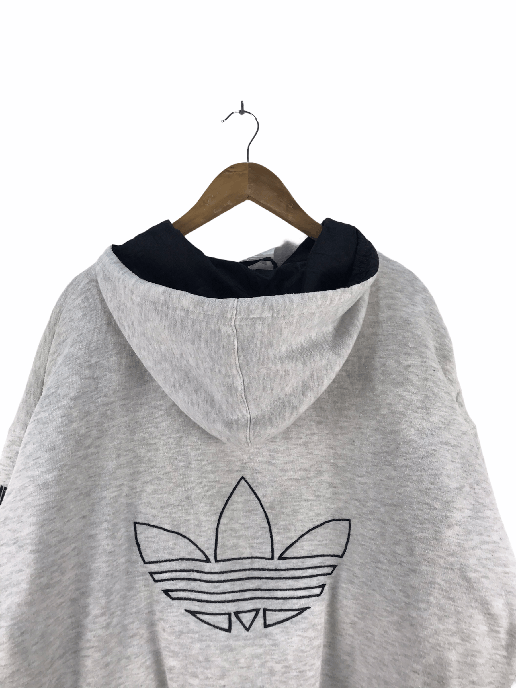 Adidas Vintage Adidas Logo Spellout Hoodies Jacket Size US M / EU 48-50 / 2 - 4 Thumbnail
