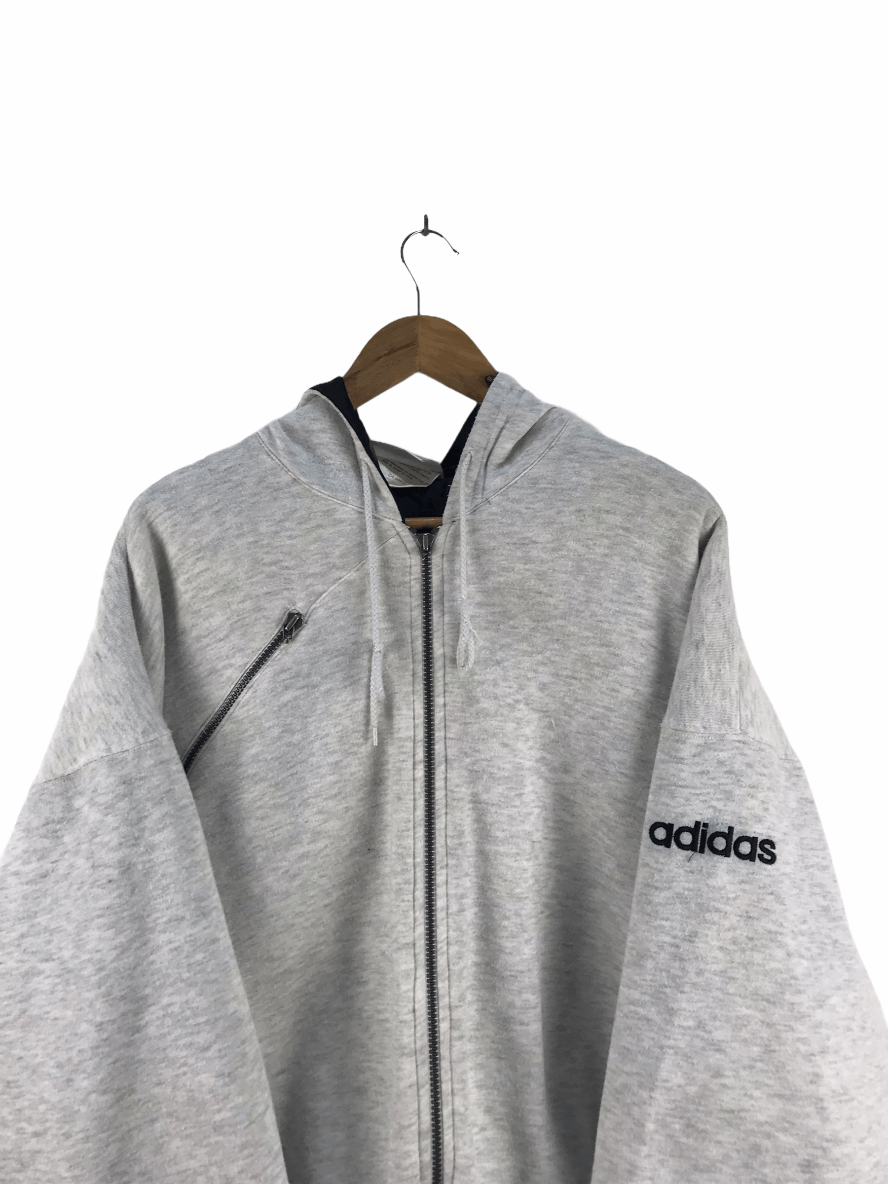 Adidas Vintage Adidas Logo Spellout Hoodies Jacket Size US M / EU 48-50 / 2 - 5 Thumbnail