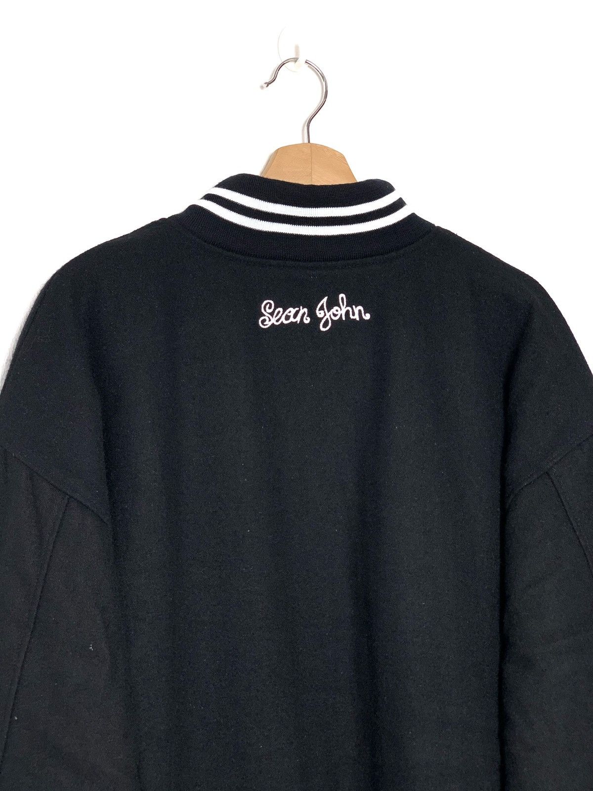 Sean John Sean John Embroidered Wool Varsity Jacket Size US XXL / EU 58 / 5 - 5 Thumbnail