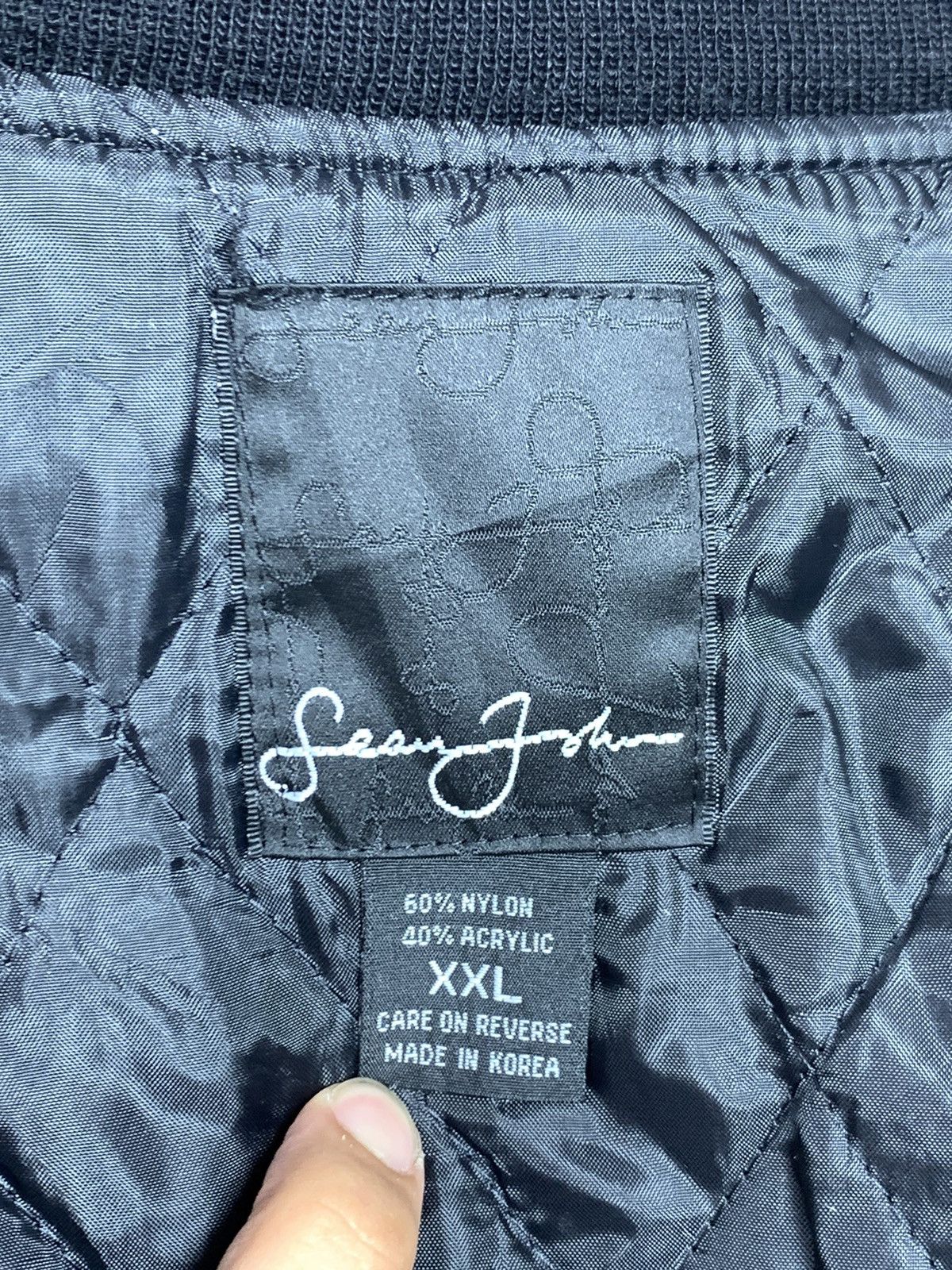 Sean John Sean John Embroidered Wool Varsity Jacket Size US XXL / EU 58 / 5 - 6 Thumbnail