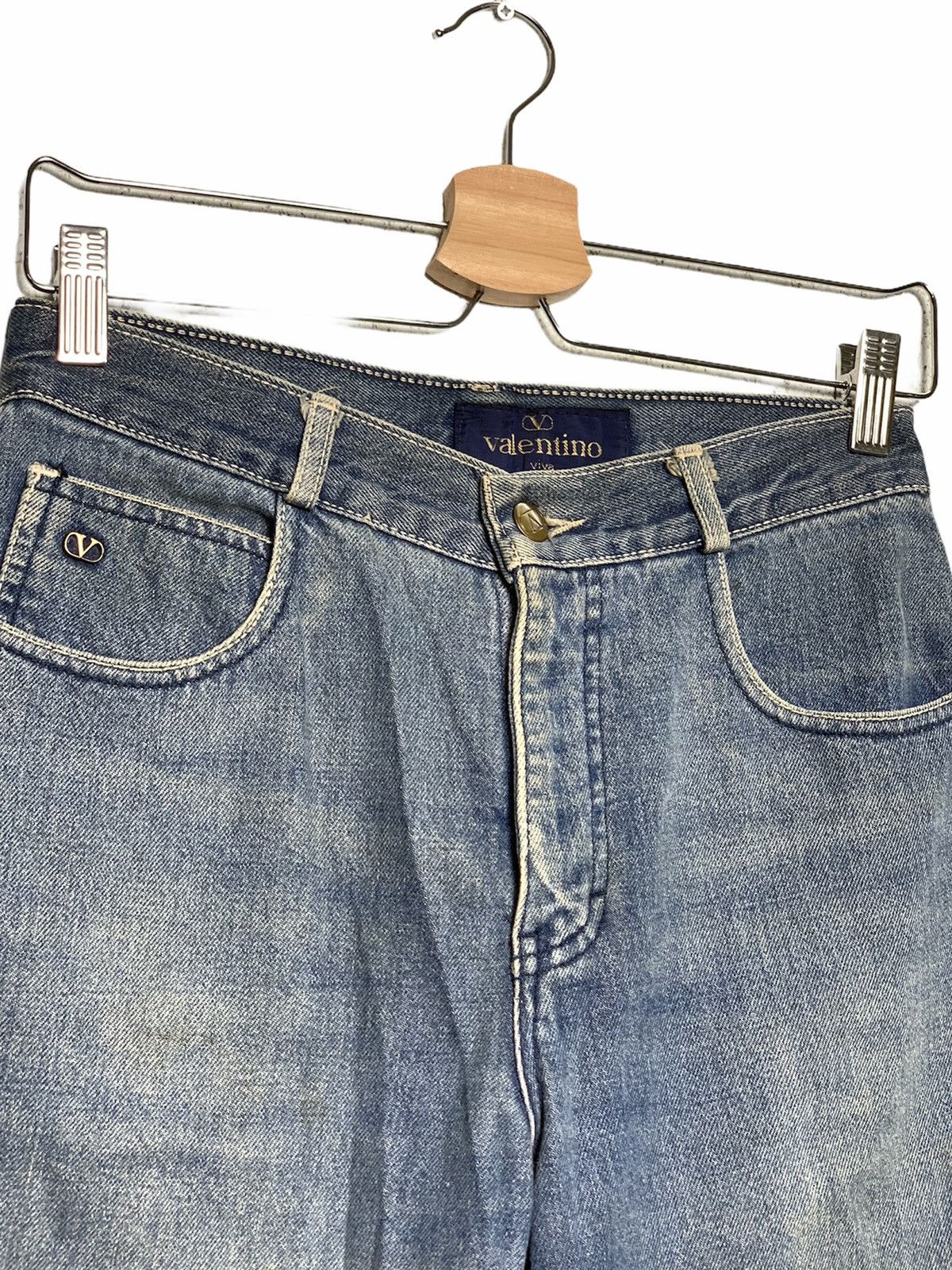 Valentino Vintage Valentino Denim Jeans Size US 29 - 4 Thumbnail