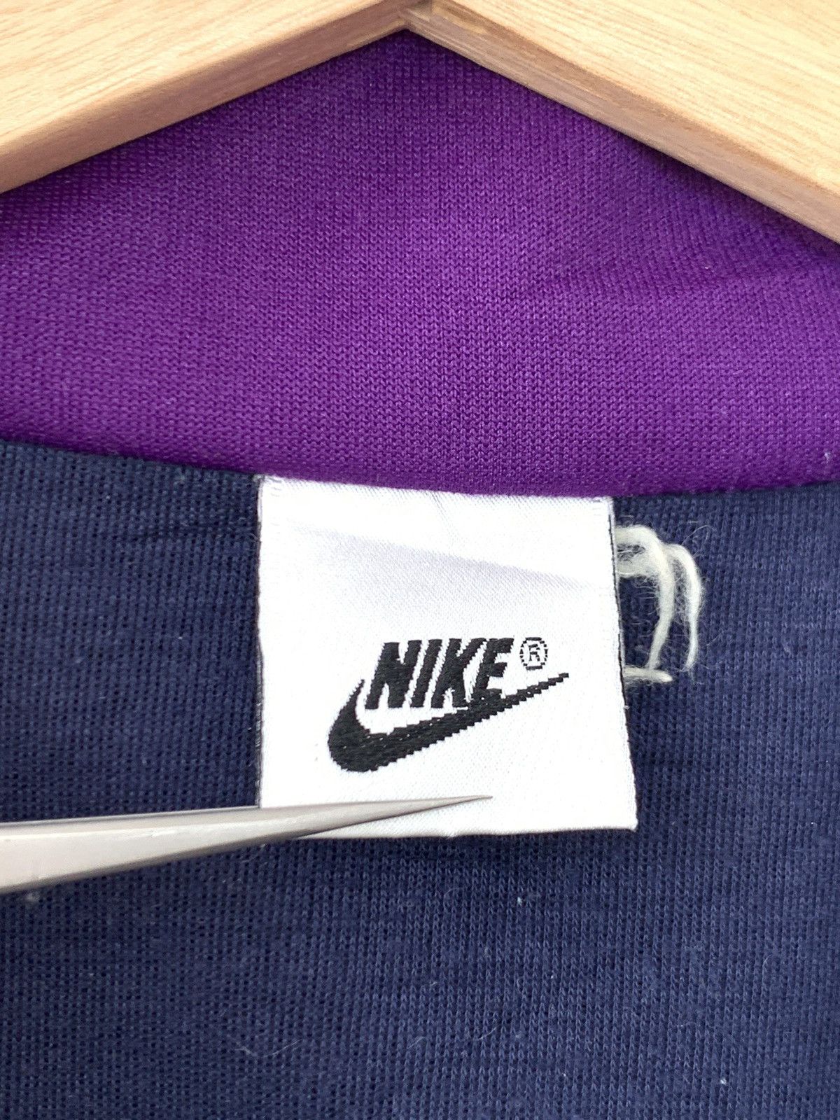 Nike Vintage Nike Swoosh Colour Block Tracktop Jacket Size US L / EU 52-54 / 3 - 8 Thumbnail
