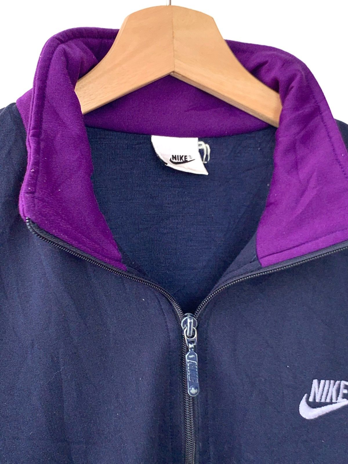Nike Vintage Nike Swoosh Colour Block Tracktop Jacket Size US L / EU 52-54 / 3 - 7 Thumbnail