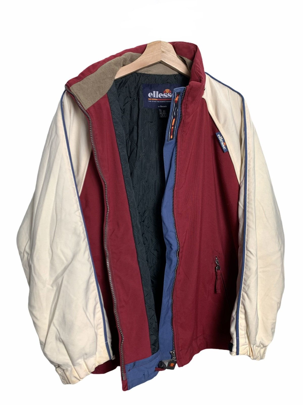 Ellesse Vintage Ellesse Winter Jacket Hoodies Size US M / EU 48-50 / 2 - 2 Thumbnail