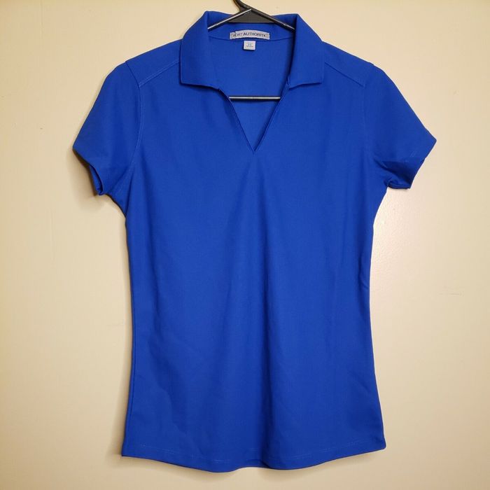 Port Authority Port Authority Polo Shirt Ladies Top XS Extra Small Blue