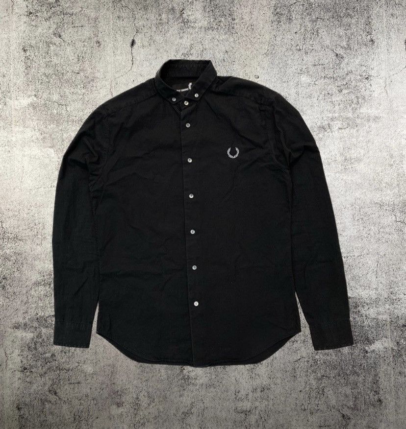 Fred Perry × Raf Simons Raf Simmons x Fred Perry Black Shirt Size US S / EU 44-46 / 1 - 1 Thumbnail