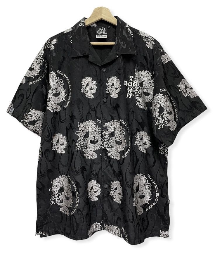 Dogtown 🐲 90’s🔥DOGTOWN BLACK DRAGON Short sleeve Skate Size US XL / EU 56 / 4 - 2 Thumbnail