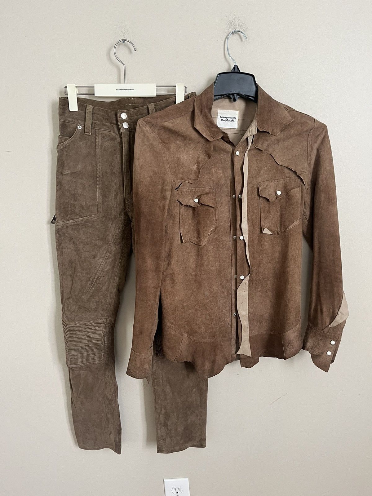 Takahiromiyashita The Soloist. Roughout shirt jacket and biker pants Size US S / EU 44-46 / 1 - 1 Thumbnail