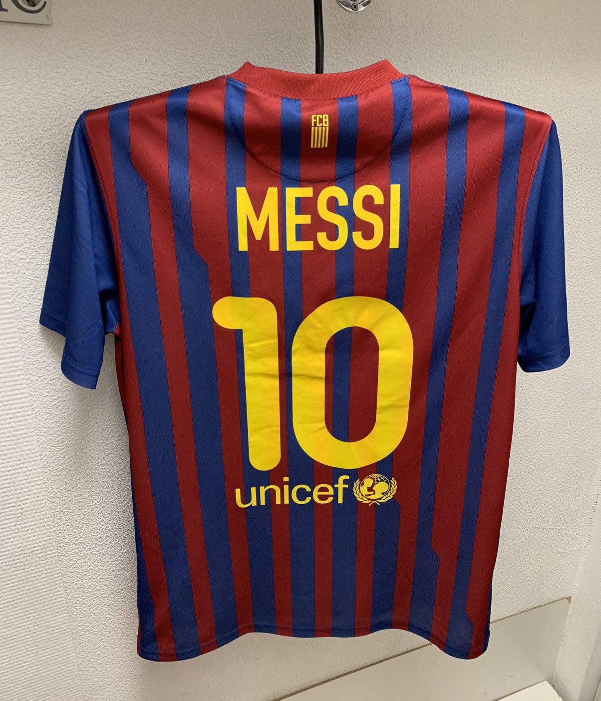 Nike Messi 10 Nike Barcelona soccer jersey M sz Qatar foundation Size US M / EU 48-50 / 2 - 1 Thumbnail