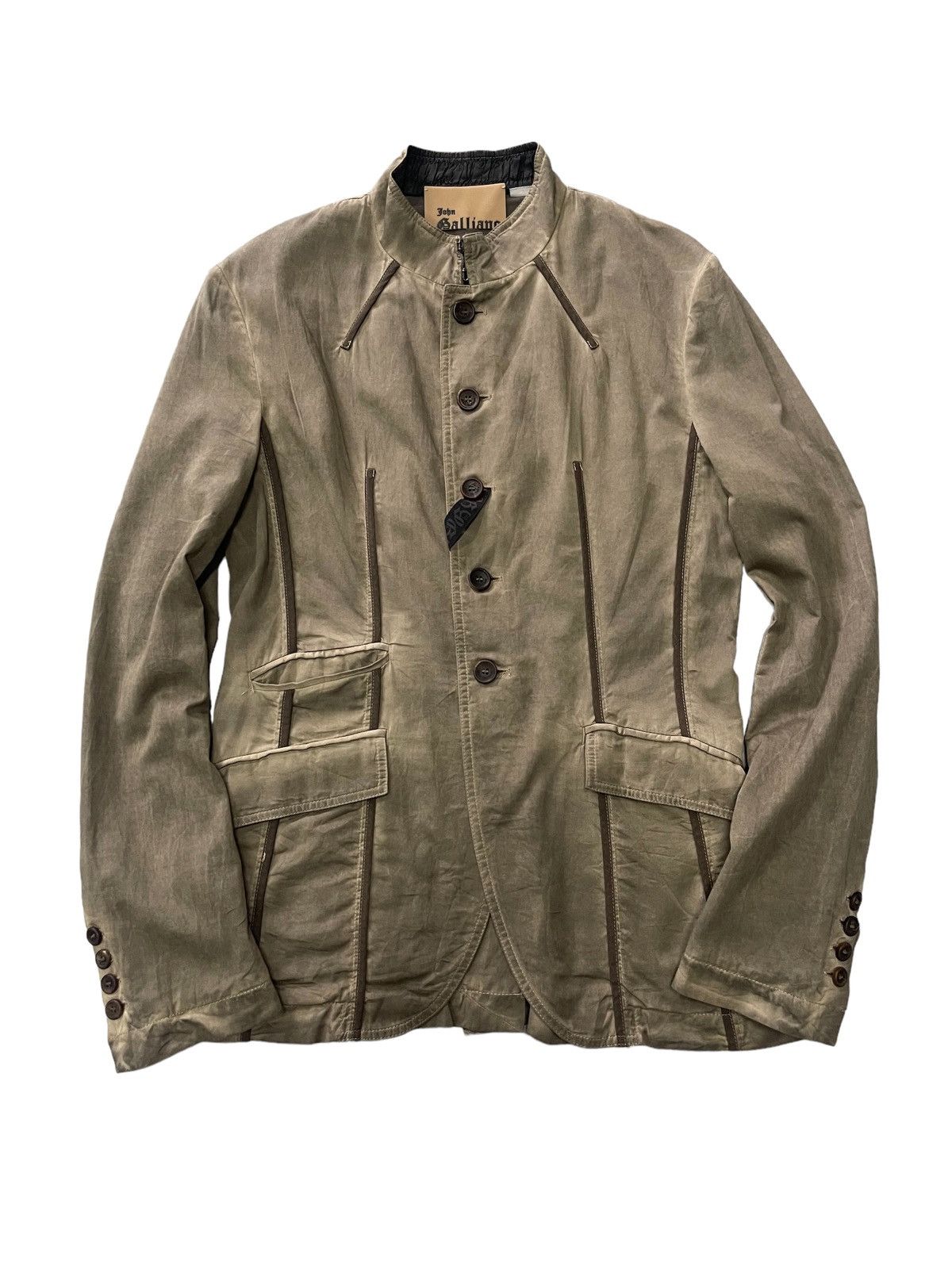 John Galliano John Galliano Mudd Jacket (size 48) Size XL / US 12-14 / IT 48-50 - 3 Thumbnail