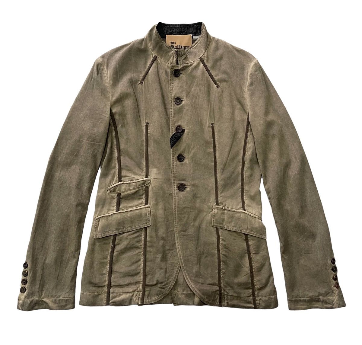 John Galliano John Galliano Mudd Jacket (size 48) Size XL / US 12-14 / IT 48-50 - 6 Thumbnail