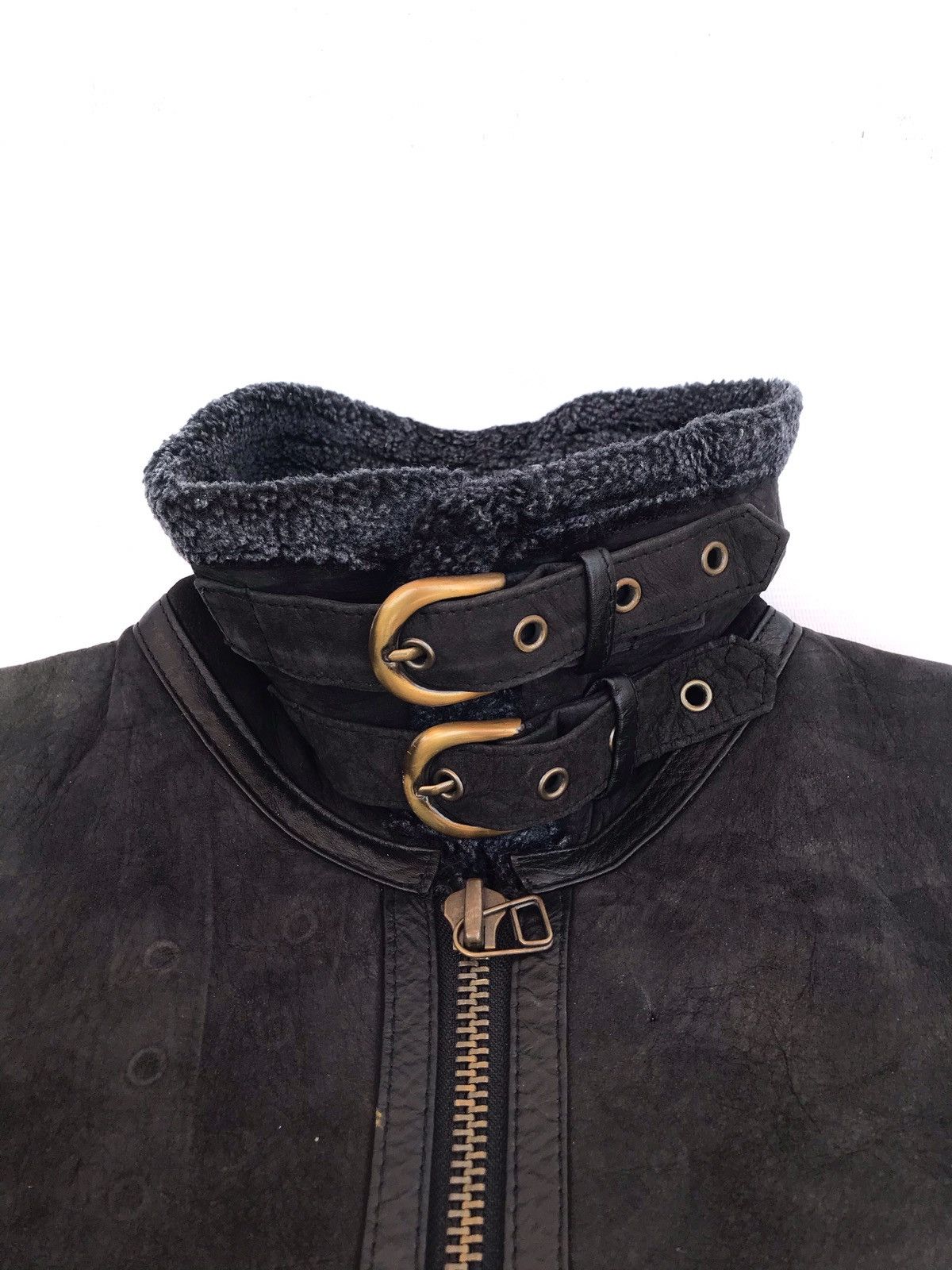 Japanese Brand × Le Grande Bleu (L.G.B.) VINTAGE LEATHER JACKET FULL ZIPPED Size US XL / EU 56 / 4 - 5 Thumbnail