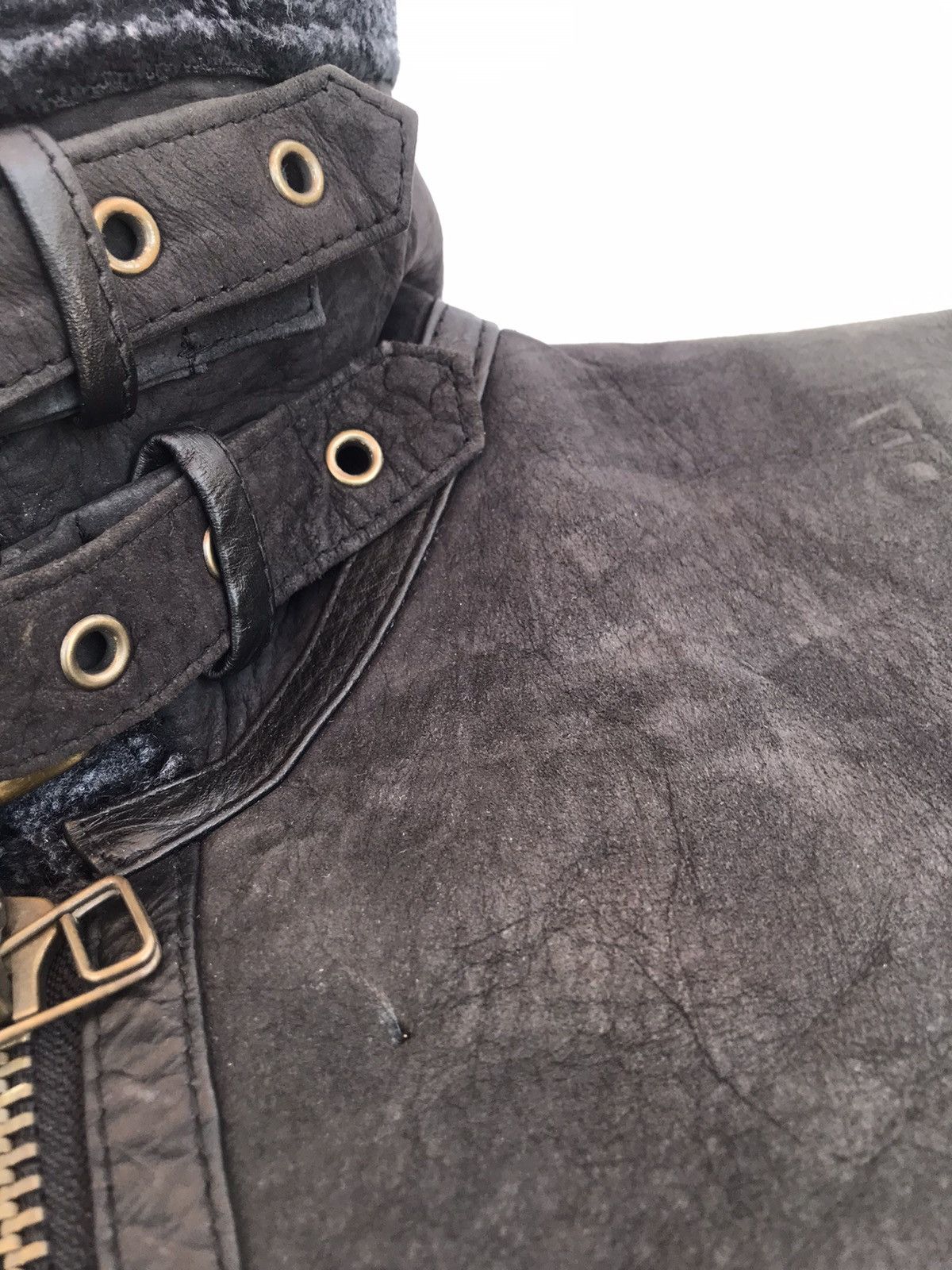 Japanese Brand × Le Grande Bleu (L.G.B.) VINTAGE LEATHER JACKET FULL ZIPPED Size US XL / EU 56 / 4 - 6 Thumbnail