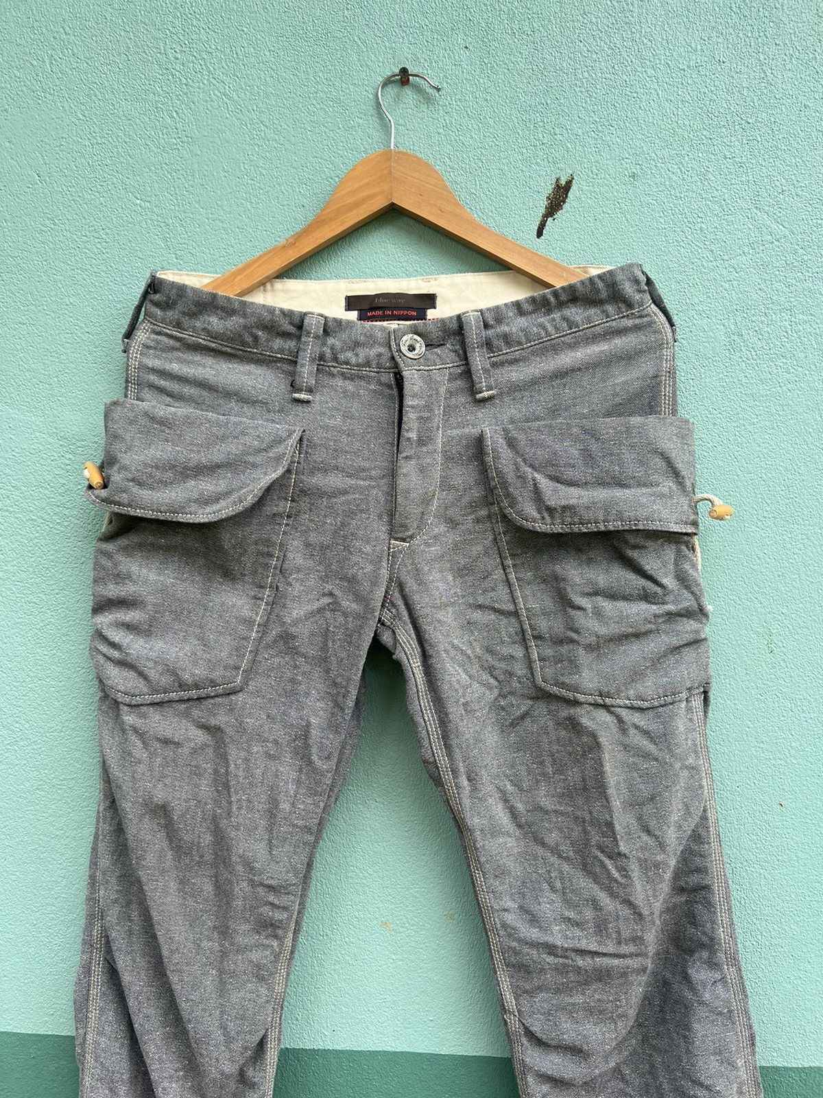 Japanese Brand × Vintage Vintage Blue Way Special Design Made In Nippon Pants Size US 32 / EU 48 - 2 Thumbnail